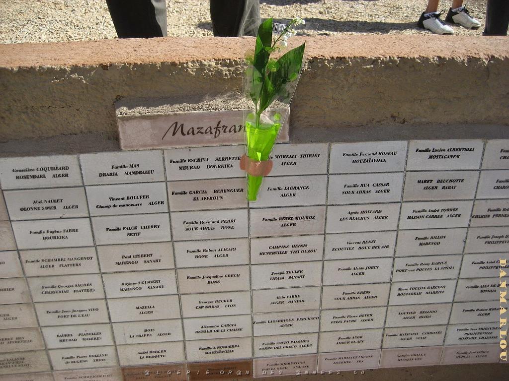 2014 05 01 NOTRE DAME D AFRIQUE MEMORIAL A THEOULE SUR MER (27) par Chantal Derouet.JPG